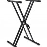 Стойка клавишная AuraSonics KSD1 X-образная, усиленная