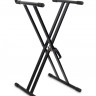 Стойка клавишная AuraSonics KSD1 X-образная, усиленная