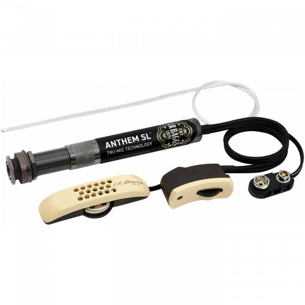 Звукосниматель пьезо для акустической гитары LR BAGGS Anthem SL с микрофоном