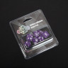 Набор из 7 игровых кубиков для ролевых игр, фиолетовый, с мешочком
