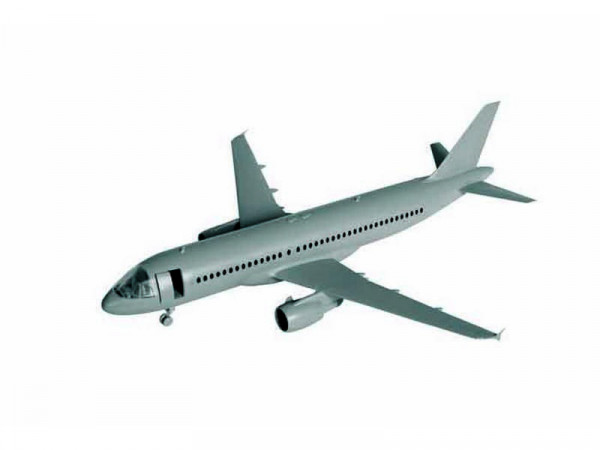 Сборная модель ZVEZDA Гражданский авиалайнер Аэробус А-320, подарочный набор, 1/144