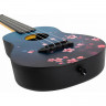 Укулеле-концерт Travel FLIGHT TUC-32 SAKURA рисунок - сакура, пластик с чехлом