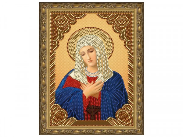 Алмазная 5D мозаика с нанесенной рамкой 20х30 УМИЛЕНИЕ (7 цветов)