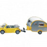 Кабриолет Siku 1629 с домом на колесах, 1/55