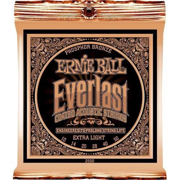 Комплект струн для акустической гитары Ernie Ball P02550, 10-50