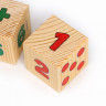 Кубики из натурального дерева «Учим цифры»