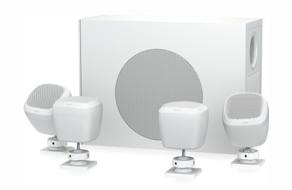 Комплект сабвуфер 6,5 и 4 сателлита 2,5 Tannoy SAT SUB 4PACK-WH белый