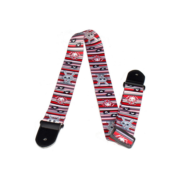 Perri's LPCSA-1115 SKELANIMALS STRIPES - ремень для гитары полиэстер
