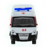 Машина "АВТОПАНОРАМА" инерц. "ГАЗель" (скорая) 1/50, в/к 14,5*8*5,5 см