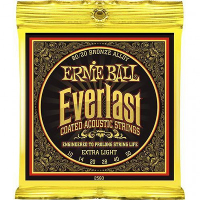 Комплект струн для акустической гитары Ernie Ball P02560, 10-50