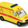 Микроавтобус Siku 0808RUS Реанимация, 8 см, желтый