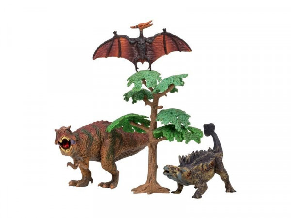 Динозавры MASAI MARA MM206-022 для детей серии "Мир динозавров" (набор фигурок из 4 пр.)