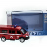 Машина "АВТОПАНОРАМА" инерц. "ГАЗель"(пожарная) 1/50, в/к 14,5*8*5,5 см