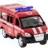 Машина "АВТОПАНОРАМА" инерц. "ГАЗель"(пожарная) 1/50, в/к 14,5*8*5,5 см