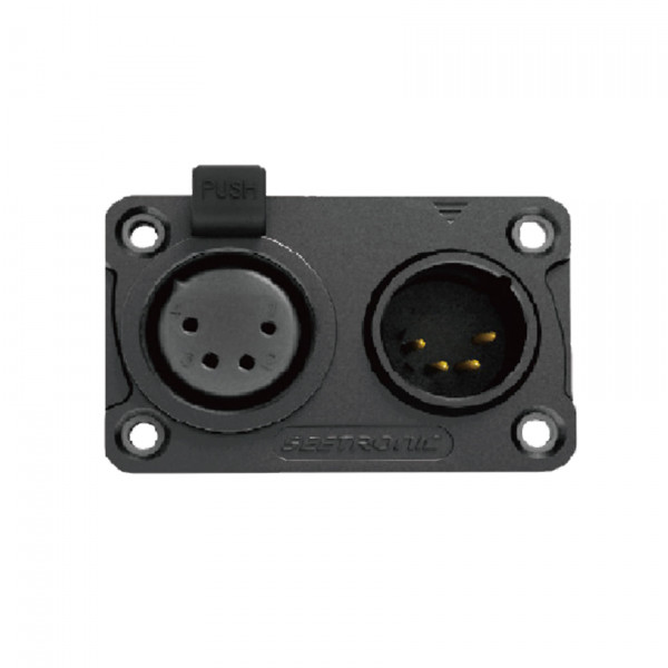 Панельный разъем Seetronic C4F2C-W-B XLR4