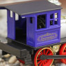 Машина Kinsmart Classic Locomotive инерция (1/6шт.) 17,5см б/к