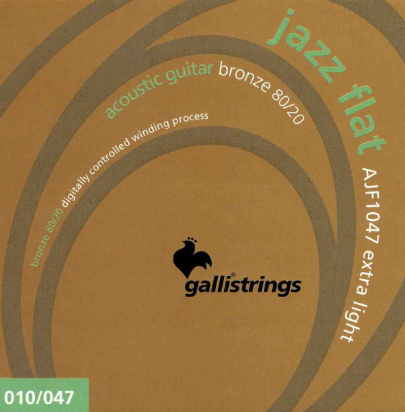 Комплект струн для акустической гитары 10-47 GALLI STRINGS AJF1047