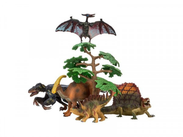 Динозавры MASAI MARA MM206-024 для детей серии "Мир динозавров" (набор фигурок из 6 пр.)