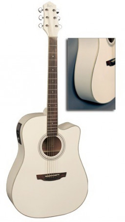 Flight AD-200 CEQ WH электроакустическая гитара Flight AD-200 CEQ WH электроакустическая гитара