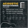 Струны для акустической гитары TERRIS SA-CSXL