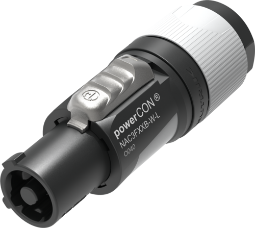 Кабельный разъем Neutrik NAC3FXXB-W-L PowerCon
