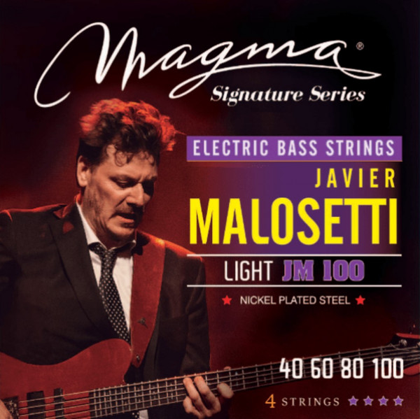 Комплект струн для бас-гитары Javier Malosetti 40-100 Magma Strings JM100