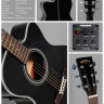 Sigma 000MC-1STE-BK электроакустическая гитара