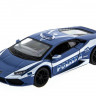 Машина Kinsmart Lamborghini Huracan (Police) инерция (1/12шт.) 1:36 б/к