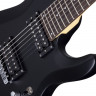 Schecter C-7 Deluxe SBK Электрогитара семиструнная, липа, клен, анкер