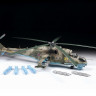 Сборная модель ZVEZDA Советский ударный вертолёт Ми-24П, 1/48