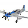 Радиоуправляемый самолет Top RC P-51D синий 750мм 2.4G 4-ch LiPo RTF