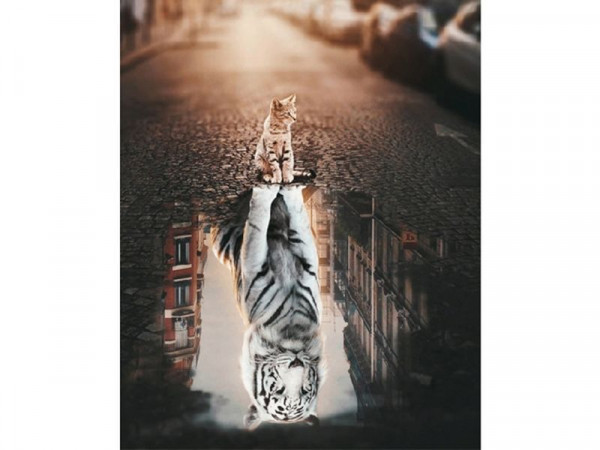 Картина по номерам 40х50 ВОТ ВЫРАСТУ.... (24 цвета)