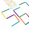 Конструктор «Изучаем буквы и цифры», цветные палочки