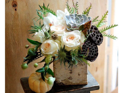 Картина по номерам 30х30 Оригинальный букет (19 цветов)