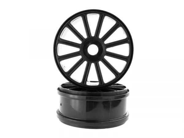 Черные колесные диски для Himoto E8XBL, 2шт.