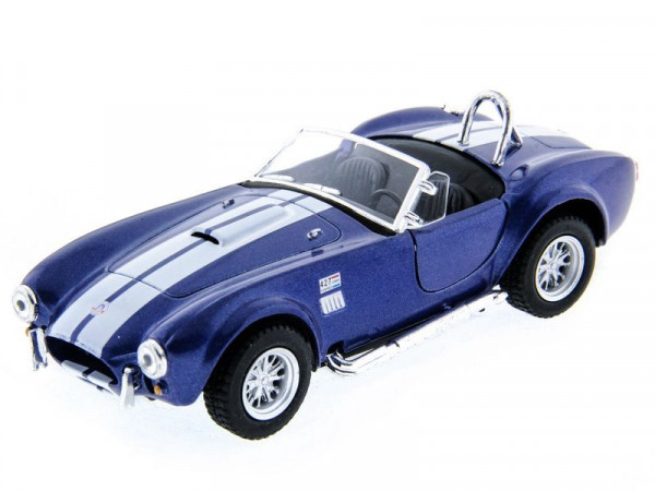 Машина Kinsmart Shelby Cobra 427 1965 инерция (1/12шт.) 1:32 б/к