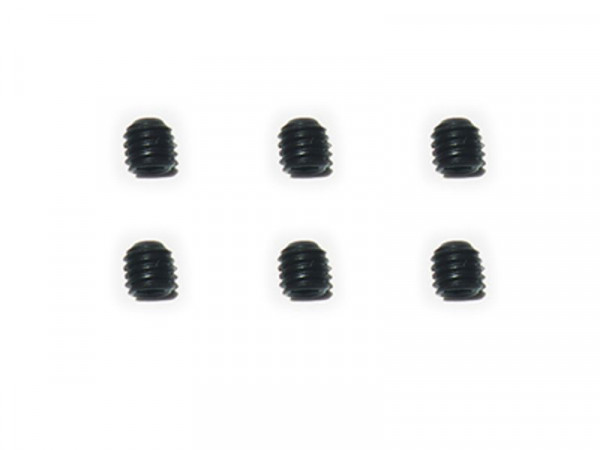Винт регулировочный M3x3 под шестигранник, 6шт.