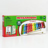 Металлофон, 12 тонов + карточки с песнями
