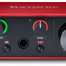 FOCUSRITE Scarlett Solo 3rd Gen аудио интерфейс USB, 2 входа/2 выхода