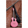 Гитара акустическая шестиструнная NATASHA Asteroid Sakura Pink