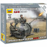 Немецкое 20-мм зенитное орудие FLAK-38 с расчетом 1/72