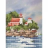 Алмазная мозаика 15х20 МАЯК НА ОБРЫВЕ (19 цветов)