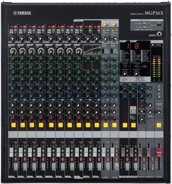 Микшерный пульт YAMAHA MGP16X 16 входов (10микр.) USB для iPod