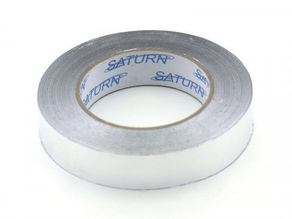 Лента клейкая алюминиевая, 25 мм х 50 м, 30 мкм