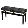 Банкетка для пианино или рояля DEKKO JR-207 BK двойная