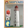 Сборная картонная модель Shipyard маяк Dornbusch Lighthouse (№53), 1/87