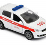 Легковой автомобиль Siku 1411RUS Скорая медицинская служба, белый
