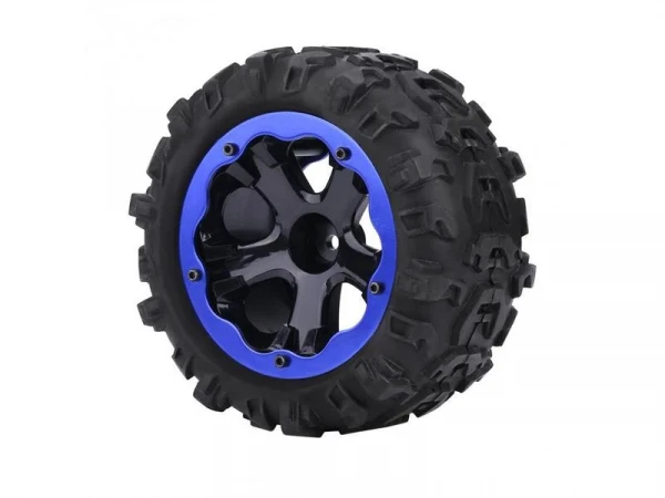 Колесо в сборе для Remo Hobby RH8035/36 (правое синее), 1шт.