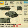Сборная модель ZVEZDA Советский истребитель танков СУ-100, 1/100