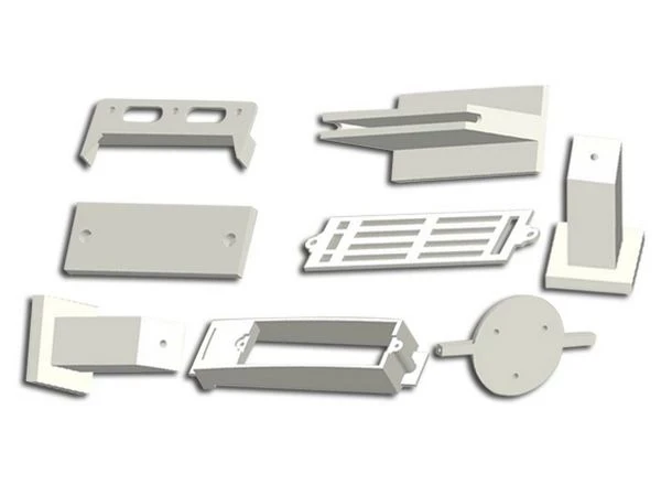 Пластиковые части фюзеляжа к авиамодели  "Mini Cessna" 3G3X